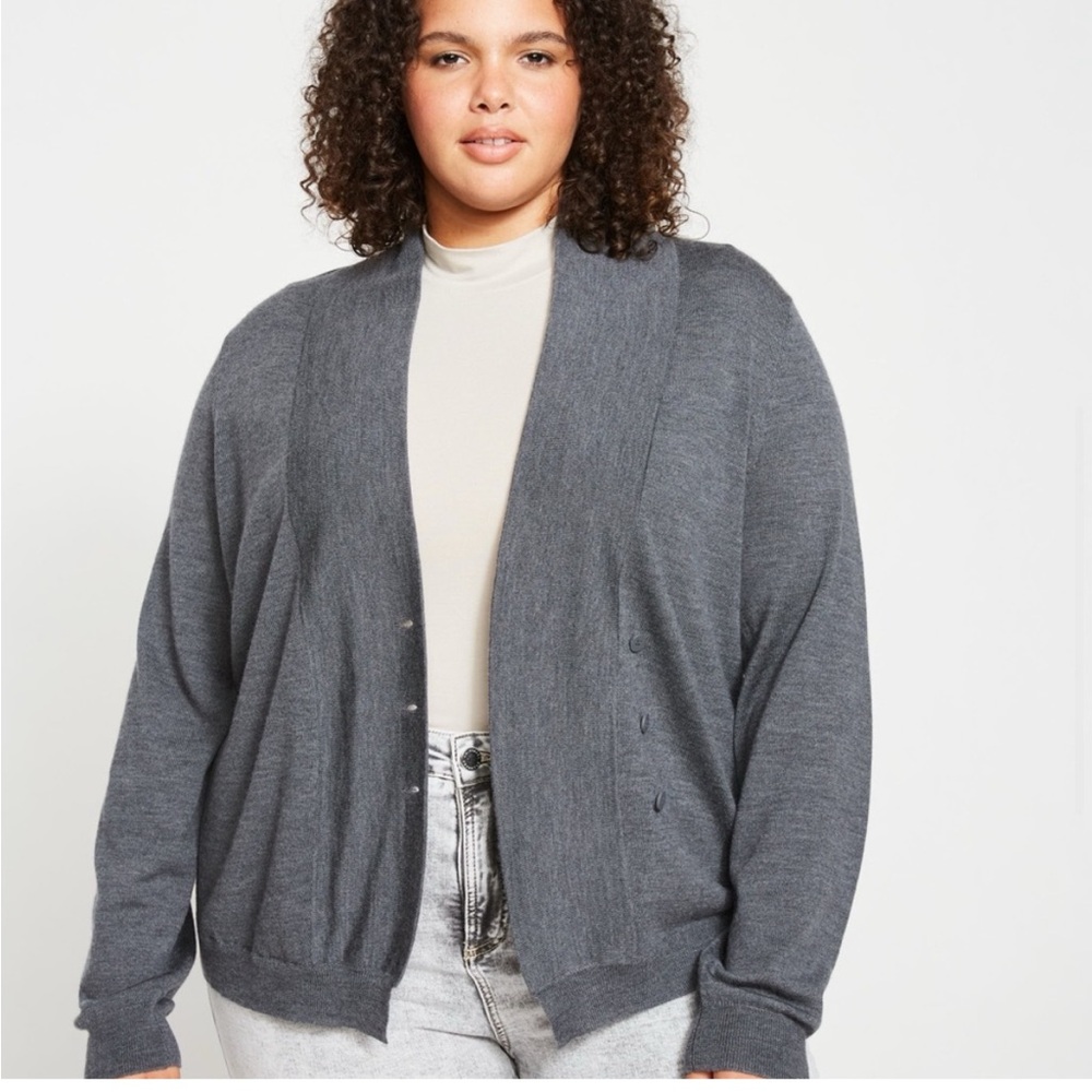Universal Standard Grey Cardigan